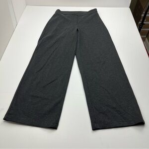 Eileen Fisher Grey Grey Wide Leg Pant Womens Size XS Stretch Ponte Office Preppy